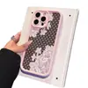 Estilo Francés Suave Femenino Estampado de Lunares Encaje Flor Rosa Manzana 18Promax Funda para Teléfono Móvil Nuevo Iphone16 Funda Suave