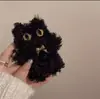 Bonito de pelúcia dos desenhos animados hairpin urso marrom boneca outono e inverno lado clipe patch bb clipe quebrado clipe de cabelo doce cocar