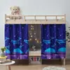 Cortinas Blackout Espessas para Camas de Dormitório Estudantil, Beliche Superior para Meninos, Beliche Inferior para Meninas, Cortinas de Tecido, Cortinas de Mesa, Cortinas de Cama para Dormitório Universitário