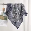 Bufanda de Seda y Lana para Mujer en Otoño e Invierno, Bufanda de Cuello de Alta Gama, Cálida y a Prueba de Frío