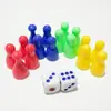 Fornecer conjunto de dados de xadrez de plástico jogo de xadrez peças de xadrez