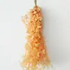 Guirnalda de Flores de Glicina para Decoración de Boda, Flores Artificiales para Exteriores, Guirnalda de Flores de Glicina Simuladas para Montaje de Fondo de Fotografía, Flores Artificiales de Glicina
