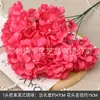 Flor artificial para boda rosa rojo material de flor para techo de salón de bodas arreglo floral para guía de carretera decoración de fondo de compromiso arreglo floral flor