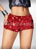 2026 Europeos y Americanos Transfronterizos Amazon Shein Punk para Mujer Sexy de Cintura Ultra Baja Brillantes Lentejuelas Mini Shorts