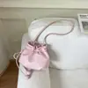 2026 Nueva Moda de Gama Alta de Nicho Color Sólido Versátil Bolsa de la Suerte Elegante Bolso de Hombro Cruzado para Mujer