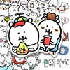360 Adesivos de Emoticon de Urso Autodepreciativo, Desenho Animado Fofo Divertido Estilo Japonês Adorável Decoração Material para DIY Diário Adesivos