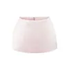Saia rosa de cetim de cintura baixa no mesmo estilo de Fangyuan, mini saia bodycon ultracurta anti-exposição de nicho europeu e americano para mulheres
