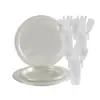 Conjunto de Suprimentos para Festa Copos de Plástico Pratos de Plástico Conjunto de Talheres (Faca, Garfo, Colher) Decorações Temáticas para Festa de Aniversário