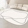 Manta nórdica moderna y sencilla para dormitorio, mesita de noche, sofá, mesa de centro, tapete de tacto avanzado