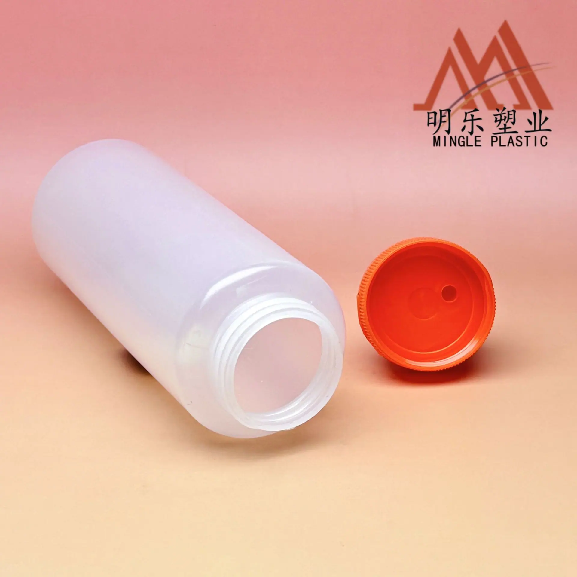 500ML直筒圆广口LDPE翻盖瓶(38-400)-05
