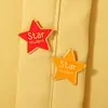 Broche de Estrella de Cinco Puntas Multicolor Insignia de Estudiante Estrella Pin de Recompensa Accesorio de Regalo para Niños