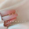 Aretes de Diamantes para Mujer Durmiendo Recogida Libre Agujeros en las Orejas Aretes Pequeños Cuadrado Simple 2024 Nueva Moda Mini Estudiante