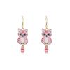 Aretes Japoneses y Coreanos Simples de Joker Divertidos de Gato Lindo Creativos de Personalidad Lindo Animal con Goteo de Aceite Venta al por Mayor Mujeres