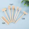 Fabricante de Mini Martillos de Madera para Golpear Pasteles Planeta, Mazos Pequeños de Madera Maciza, Cinceles de Madera para Excavar Gemas Arqueológicas, Martillos de Madera para Niños