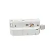 Conector de Trilha de Três Fios Iluminação Comercial Ambiente de PC LED Ecológico Spot de LED Cabeça de Trilha Caixa de Trilha Acessórios para Iluminação de Trilha