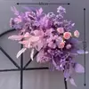 Accesorios de Boda Flores de Simulación Arreglo de Compromiso Decoración Flores Colgantes Escena de Boda Flores Falsas Arco Fondo de Pared de Flores Punto de Flores Flores de Esquina