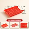 Placa de Rejilla Rectangular para Escurrir Brochetas, Adecuada para Restaurantes de Hot Pot y Barbacoa