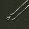 Explosiones de AliExpress collar de cadena de caja de acero de titanio para hombre cadena para hombres y mujeres cadena de clavícula fabricantes de cadenas de caja al por mayor