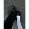 Sapatos Mary Jane femininos de salto francês com fivela dupla para uso diário, pés cansados, novo estilo com bico redondo médio e abertura rasa 2026 Jiubuma sapatos baixos femininos