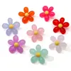 Paquete de Materiales para Pulsera Collar Joyería Hecha a Mano DIY con Cuentas Florales Grandes de Color Gelatina Acrílica