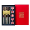 5 palillos 5 tazas palillos de plata esterlina 999 palillos de madera caja de regalo taza de cerámica con carácter chino palillos de regalo para altos dirigentes regalo de boda