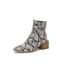 Comércio exterior pequenas botas curtas quadradas Europa e Estados Unidos vento com botas femininas de tubo curto plus size transfronteiriças F111