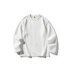 Flyclan Camiseta Básica Americana Simple Holgada de Manga Larga para Niños Cuello Redondo Sudadera de Manga Larga Camiseta Base Q8903