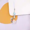 Chaveiro Pingente Criativo Feito à Mão Simulado de Garfo para Biscoito Metal Acrílico Pingente Fofo para Celular Mochila