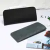 Caixa de óculos nova e quente bolsa macia de couro para óculos bolsa de couro para óculos de leitura capa de couro à prova d'água atacado barato logo