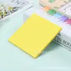 Color fluorescente lindo personaje de dibujos animados nota adhesiva transparente desprendible bloc de notas adhesivo desprendible nota n veces nota nota lote