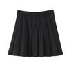 Runqi Tamanho Plus N8698 Top de Tricô com Gola Polo Listrada em Blocos de Cor Dinâmicos Manga Curta Feminino para Mulheres Plus Size