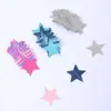 Nuevas Decoraciones Colgantes de Estrella de Cinco Puntas para el Primer Cumpleaños, Colgantes de Hilo de Papel, Decoraciones de Cinta para Fiesta de Cumpleaños, Banderines de Estrella