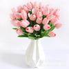 Tulipanes Artificiales PU Flores Falsas Mini Estilo Nórdico Boda Decoración del Hogar Accesorios Flores Artificiales Gama Alta Realistas