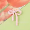 Pendientes de Macaron Coloridos de Verano Llavero Accesorios de Joyería Aleación Pintura Lazo Colgante de Perla