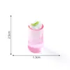 Micro-Paisaje Creativo Luminoso Verano Taza de Hielo Comida y Juego Decoración DIY Bolsa Sorpresa Accesorios Colgantes Mini Adornos de Escritorio
