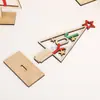 Decoraciones Navideñas Árbol de Navidad de Madera Adornos de Escritorio Regalos Creativos para las Fiestas Decoración para Fiestas Productos de Madera