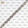 Tiras de Strass Autoadesivas Hot-Selling Transfronteiriças, Adesivo Descolável e Coleável, Adesivos de Strass Autoadesivos DIY para Acessórios de Roupa, Materiais para Sapatos e Acessórios de Bolsa