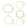 Set de pulseras de lujo ligero de moda europea y americana más vendido, joyería moderna y sofisticada en forma de corazón, accesorios de comercio exterior al por mayor para mujeres