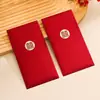 Envelope Vermelho Personalizado Popular Bolo de Aniversário Coroa Dourada Envelope Vermelho Universal Fosco com Opção de Impressão de Logo