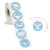 500 Pegatinas/Rollo Dibujo Animado Cinnamoroll Pegatinas Decorativas de Alto Valor para Diarios, Maletas, Fundas de Teléfono, Cinta al por Mayor