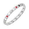 Pulsera de cobre rojo antigua europea y americana transfronteriza, finamente elaborada con intrincadas líneas, retro y a la moda, con forma de cruz para hombre, totalmente magnética, joyería para parejas al por mayor