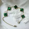 Pulseira de Trevo de Quatro Folhas da Sorte 15mm Pulseira Clássica de Cinco Flores Mais Vendida na Amazon Ouro 18K Não Desbota Venda Direta da Fábrica