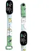 Reloj LED de moda con estampado de dibujos animados personalizado mejorado, solo para personas que no temen a los perros, pulsera linda, reloj electrónico para estudiantes, venta al por mayor