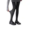 Medias Huecas con Patrón de Diamantes Negros, Estilo Delgado de Algodón Primavera/Verano, Ligeramente Compresivas, Adelgazantes, Serie Gris, Leggings para Exteriores