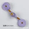 Vestido Chinês Tradicional com Cheongsam Modificado, Tecido com Contas Douradas, Roda Única Envolvida com Fio Dourado, Botões de Tecido com Contas de Lótus, Botões Decorativos de Placa Hanfu