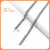 Cadena de Hierro de Aluminio Hecha a Mano Personalizada Ensamblaje de Cadena Galvanizada Procesamiento Segmentado DIY Hebilla Bolso Ropa Cadenas Decorativas Accesorios