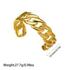 Producto popular de importación transfronteriza europea y americana: Pulsera de acero de titanio chapada en oro de 18 quilates, versátil para el uso diario, venta al por mayor desde el fabricante