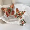 Pin para el Cabello de Flor Rosa Pura, Deseable y Etéreo, con Borlas Florales Frescas, Nuevo Accesorio para el Cabello Elegante Estilo Chino Hanfu