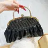 Nuevo bolso de mano de noche vintage con adornos de diamantes, adecuado para combinar con cheongsam, bolso de noche, bolso de mano para mujer