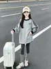 Sudadera para niña para primavera y otoño 2026, chaqueta súper popular, ropa urbana elegante para niños, camiseta básica de manga larga para niños mayores en otoño